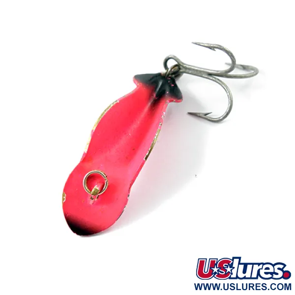 Buck Perry Spoonplug Skeddrag, Rosa / Svart, 4g, Mässing, #2632