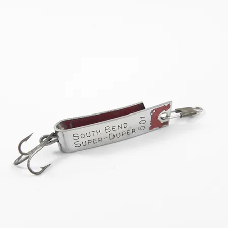 South Bend Super-Duper 501 Skeddrag, Nickel, 2,3g, Vintage, #2635