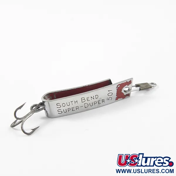 South Bend Super-Duper 501 Skeddrag, Nickel, 2,3g, Vintage, #2635