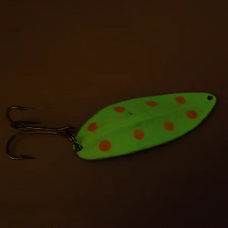 TODDCO Main liner Glow Skeddrag, Glow White/Red/Nickel, 21g, #2662