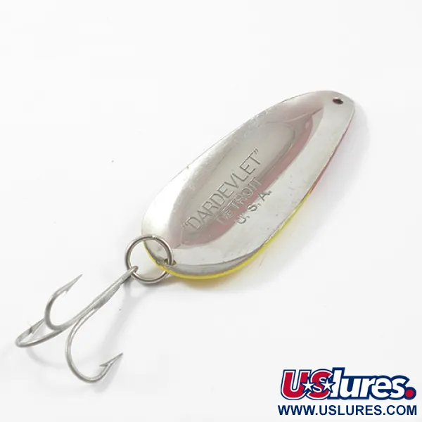 Dardevle Dardevlet Skeddrag, Röd/Gul/Nickel, 21g, Långkast, #2690