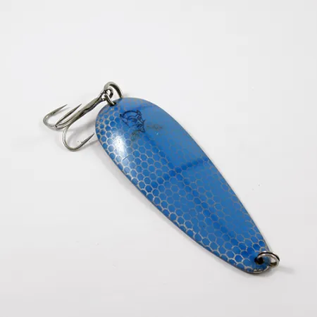 Eppinger Dardevle Skeddrag, Blå/Nickel, 28g, Bikakemönster, #2694