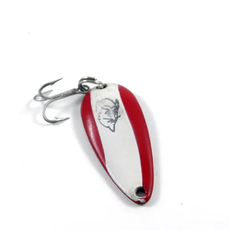 Eppinger Dardevle Midget Skeddrag, Röd/Vit/Mässing, 6g, Vintage, #2727