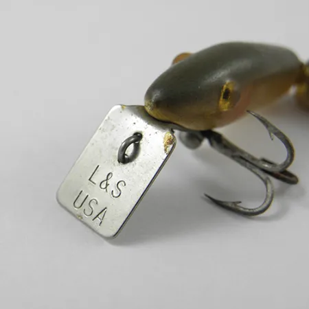 L&S Bait MirrOlure Ledat Bete, Guld Naturlig, 2g, Metallsked, #2747