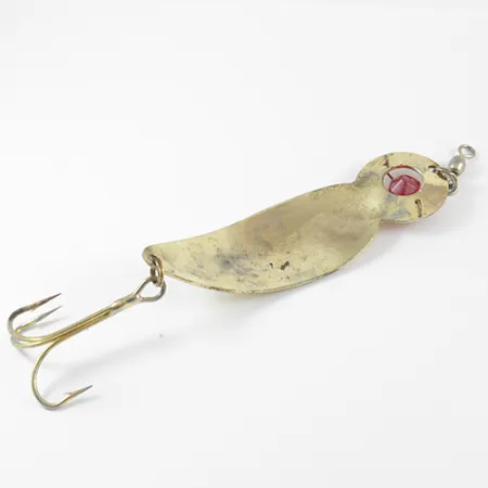 Lucky Strike One Eye Wiggler Skeddrag, Guld / Röd, 28g, Mässing, #2759