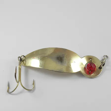 Lucky Strike One Eye Wiggler Skeddrag, Guld / Röd, 28g, Mässing, #2759