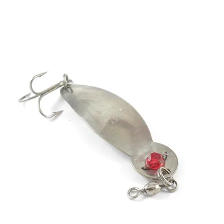 Lucky Strike One Eye Wiggler Skeddrag, Nickel/Rött öga, 14g, #2761