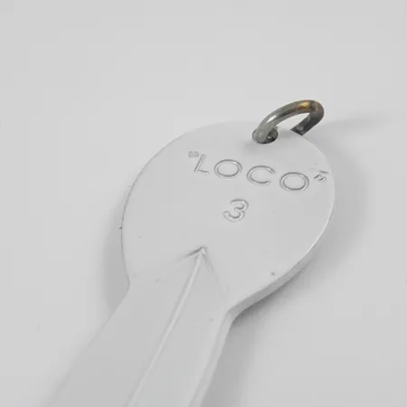 Glen Evans Loco 3 Skeddrag, Vit/Hologram, 17g, Vintage, #2771