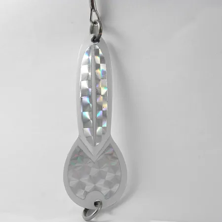 Glen Evans Loco 3 Skeddrag, Vit/Hologram, 17g, Vintage, #2771