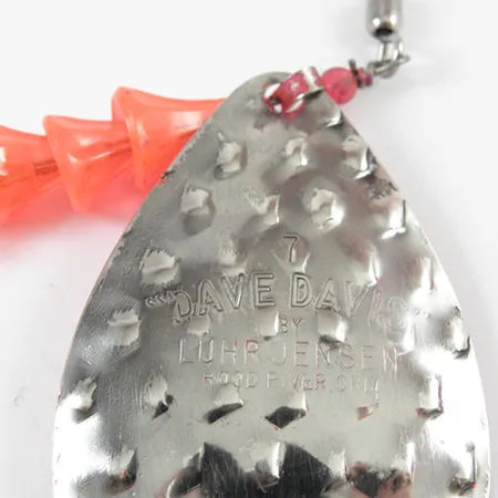 Luhr Jensen Dave Davis Trolling-sked, Rosa/Nickel, 17g, Hamrad, #2776