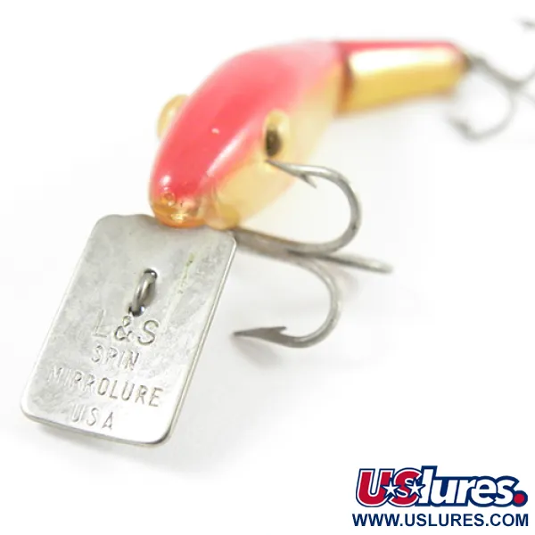 MirrOlure Ledat Bete, Guld / Röd, 4g, Vintage USA, #2791