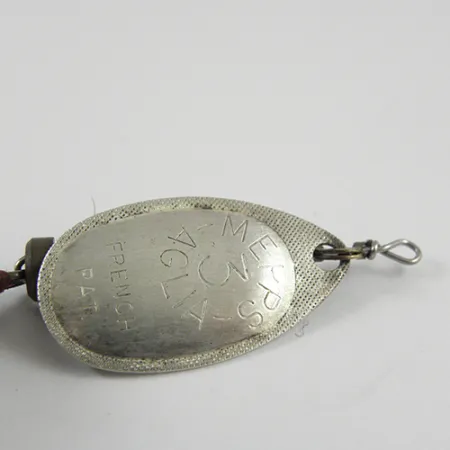 Mepps Aglia 3 dressed Spinnare, Nickel, 7,3g, Borstkrok, #2793