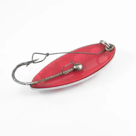 South Bend Sun Spot Skeddrag, Nickel / Röd, 14g, vasskyddat, #2807