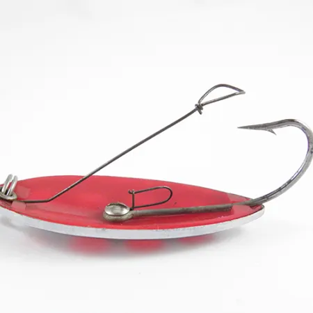 South Bend Sun Spot Skeddrag, Nickel / Röd, 14g, vasskyddat, #2807