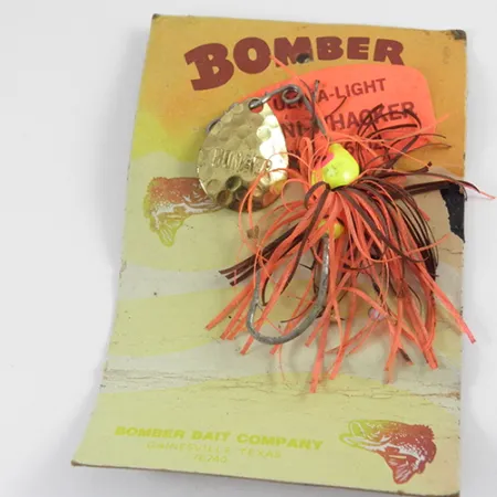 Bomber Bushwhacker Spinnerbait, Mässing, 7g, Hamrat Blad, #2809