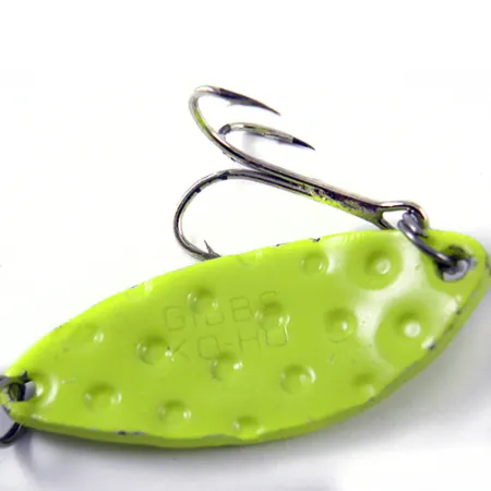 Gibbs KOHO Skeddrag, Chartreuse, 14g, Hamrad yta, #2813