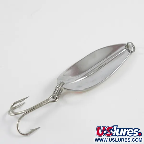 TODDCO Main liner Glow Skeddrag, Vit/Röd/Nickel, 12,5g, #2839