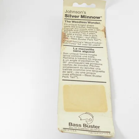 Johnson Silver Minnow Skeddrag, Guld, 5g, Vasskyddad, #2845