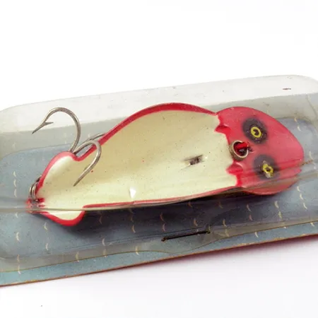 Buck Perry Spoonplug 700 Series, Röd/Creme, 21g, Vintage, #2846