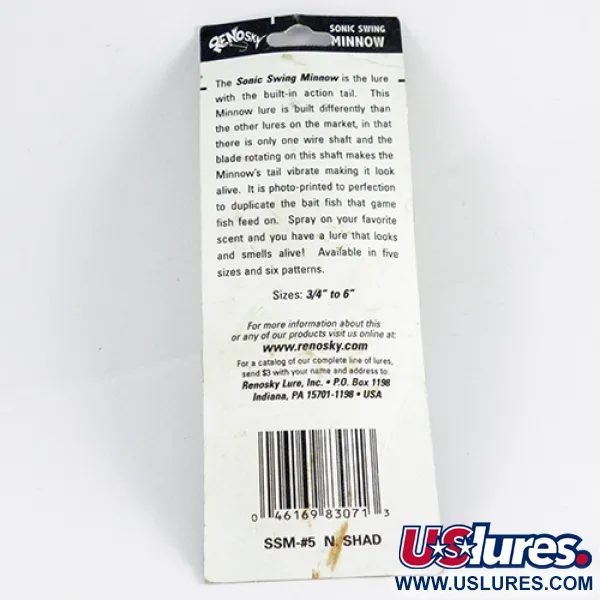 Renosky Sonic Swing Minnow Hybridspinnare, Guld, 7g, Guldsked, #2849