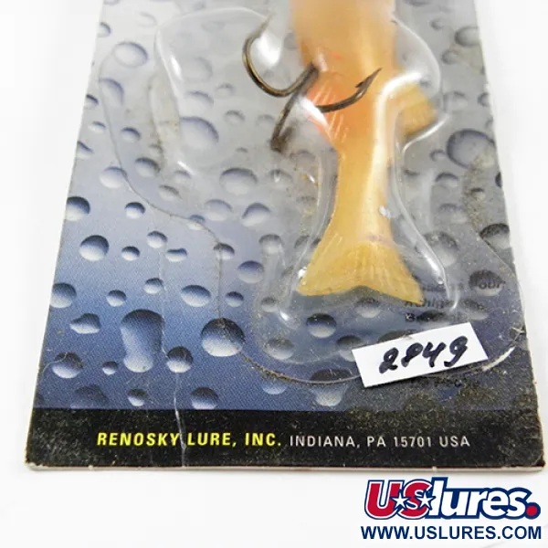 Renosky Sonic Swing Minnow Hybridspinnare, Guld, 7g, Guldsked, #2849