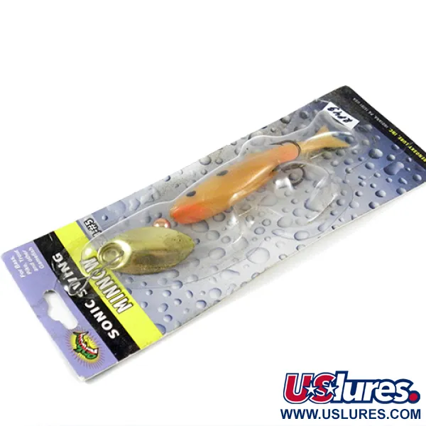 Renosky Sonic Swing Minnow Hybridspinnare, Guld, 7g, Guldsked, #2849