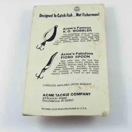 Acme Kastmaster Skeddrag, Nickel, 10,5g, Röd Huggbricka, #2851