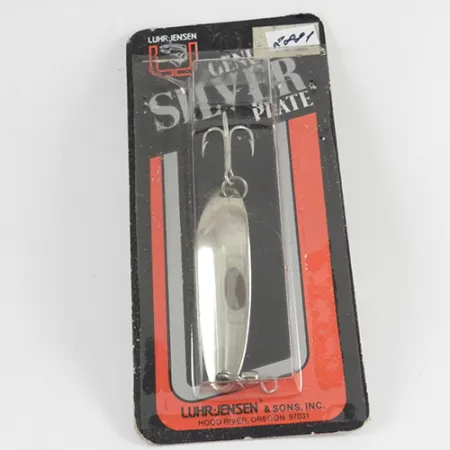 Luhr Jensen Krocodile Die #3 Skeddrag, Nickel, 7g, Smal profil, #2881