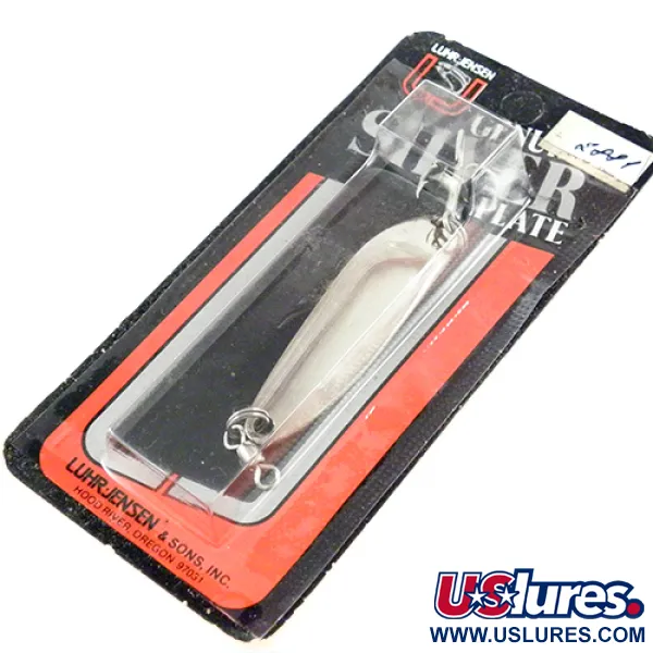 Luhr Jensen Krocodile Die #3 Skeddrag, Nickel, 7g, Smal profil, #2881