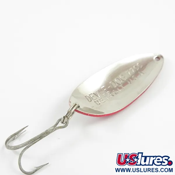 Eppinger Dardevle Devle Dog 7700 Skeddrag, Röd-Vit, 14g, #2891