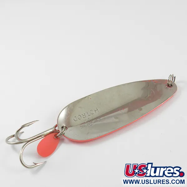 Luhr Jensen Les Davis Hotrod Skeddrag, Rosa/Nickel, 32g, Vintage #2896