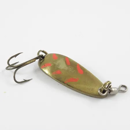 Luhr Jensen Krocodile Skeddrag, Mässing, 9g, Röda accenter, #2899