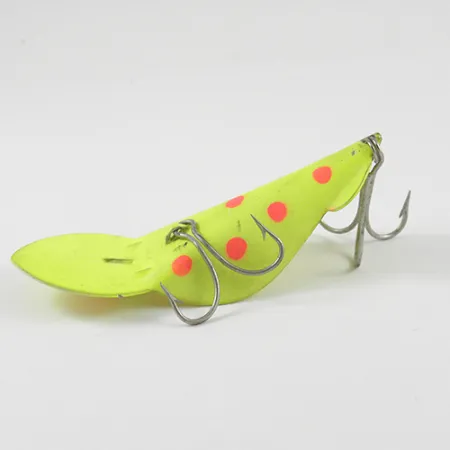 Buck Perry Spoonplug Skeddrag, Fluorescerande Gul/Röd, 14g, #2900