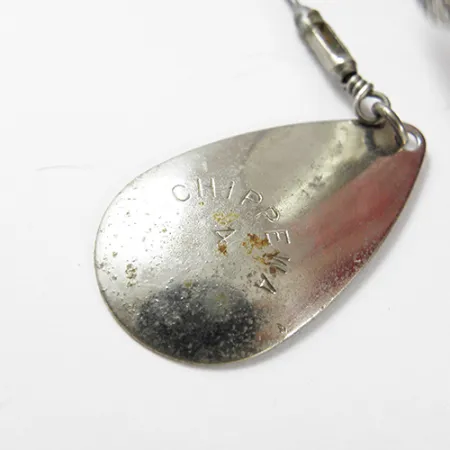 Chippewa Bait Chippewa 4 Spinnerbait, Nickel / Röd, 28g, Dubbla Skedar, #2909