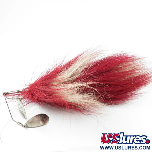 Chippewa Bait Chippewa 4 Spinnerbait, Nickel / Röd, 28g, Dubbla Skedar, #2909