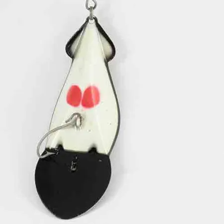 Buck Perry Spoonplug, Vit/Svart, 28g, Strukturfiske, #2914