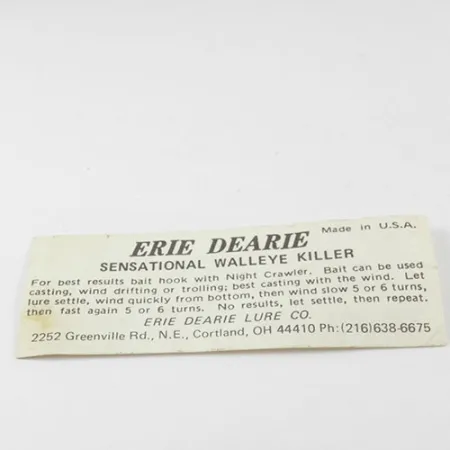 Erie Dearie Walleye Killer Spinnerbait, Nickel / Röd, 12g, #2932