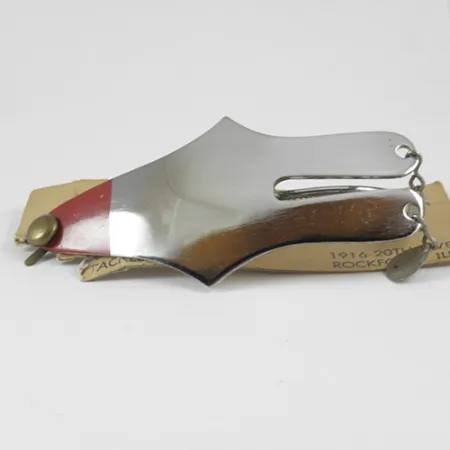 Weedless Flirty Gertie Skeddrag, Nickel / Röd, 21g, Vasskyddat, #2961