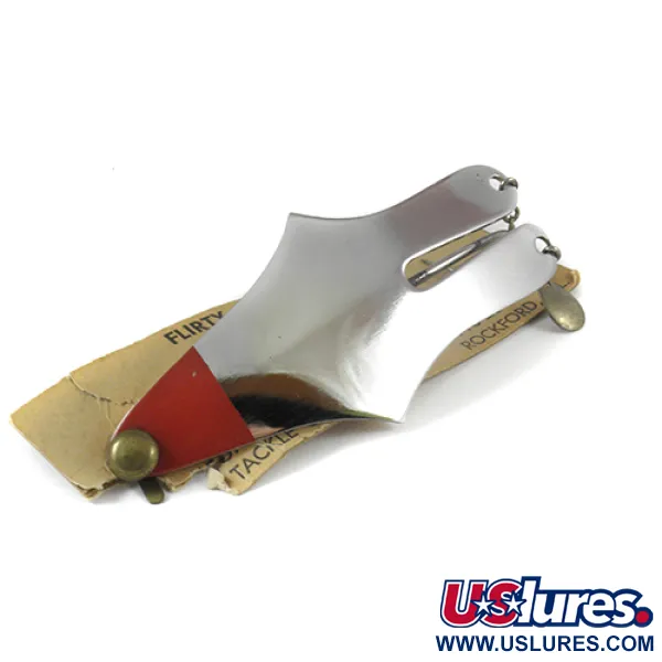 Weedless Flirty Gertie Skeddrag, Nickel / Röd, 21g, Vasskyddat, #2961