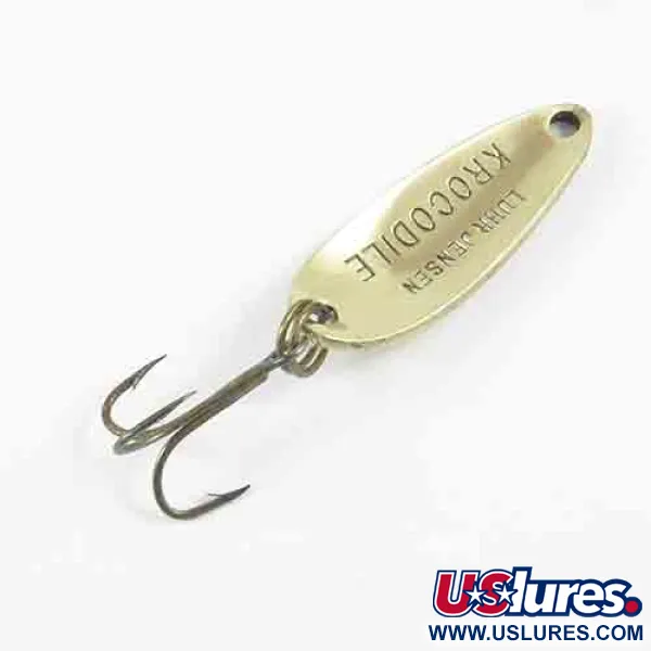 Luhr Jensen Krocodile Skeddrag, Guld, 9g, Fjällprisma, #2963