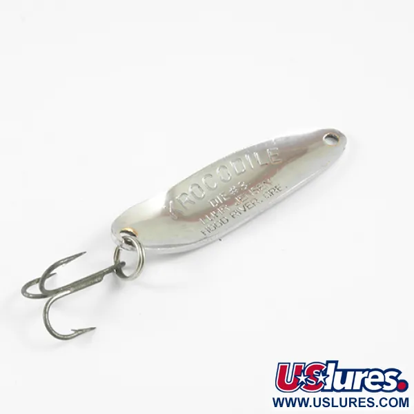 Luhr Jensen Krocodile Die #3 Skeddrag, Nickel / Grön, 10g, #2967