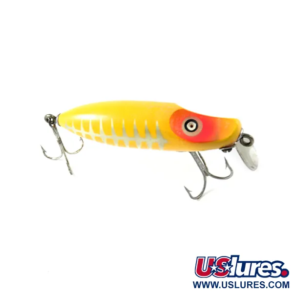 Millsite Wig Wag Floater Flytande, Gul / Röd, 12g, Tenite, #2987