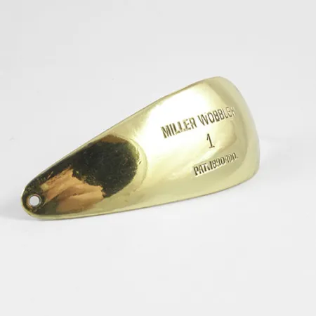 Miller Weedless Wobbler Skeddrag, Guld, 14g, Vasskydd, #2995