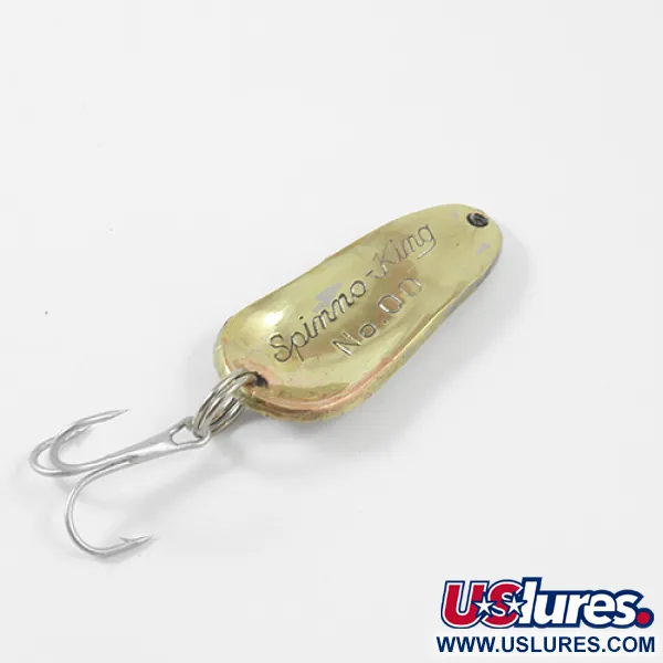 Weller Spinno-King 00 Skeddrag, Nickel / Guld, 7g, Vintage, #3012