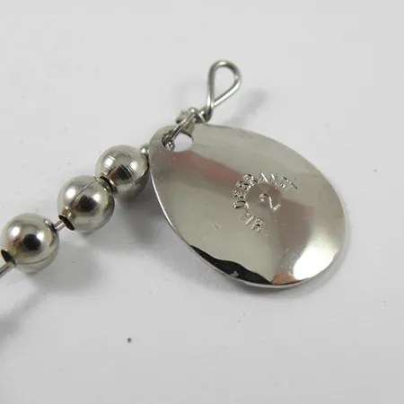 Hildebrandt Hildebrandt 2 Spinnare, Nickel / Gul, 4.5g, Fjäder, #3019