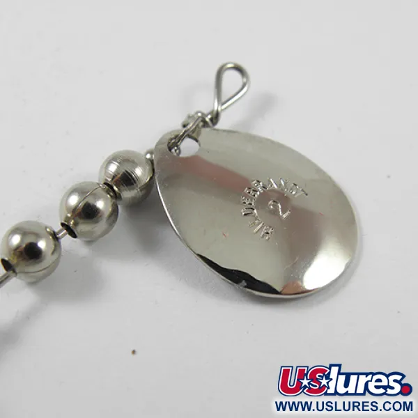 Hildebrandt Hildebrandt 2 Spinnare, Nickel / Gul, 4.5g, Fjäder, #3019