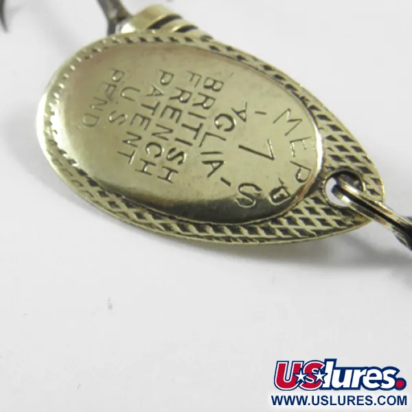 Mepps Aglia 1 Spinnare, Mässing, 3.5g, Klassisk Design, #3028