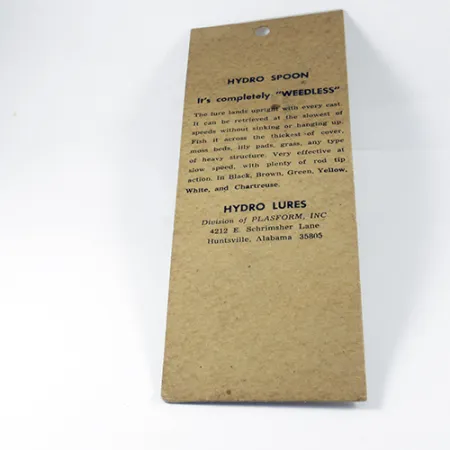 Hydro Lures Weedless Hydro Spoon, Vit/Grå/Röd, 14g, Vasskyddat, #3039