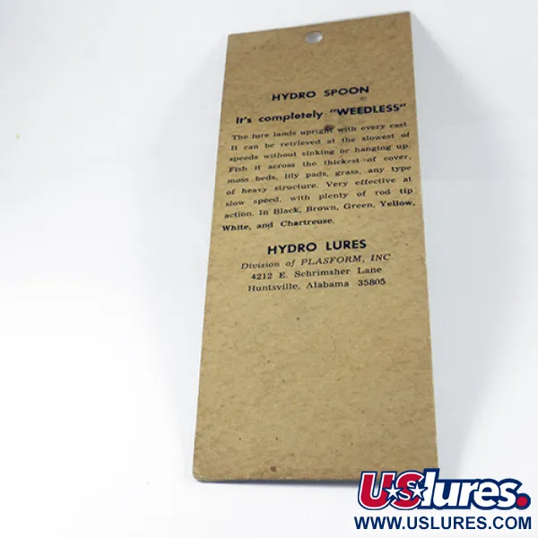 Hydro Lures Weedless Hydro Spoon, Vit/Grå/Röd, 14g, Vasskyddat, #3039