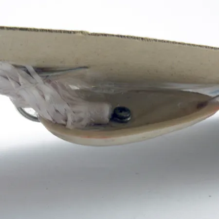 Hydro Lures Weedless Hydro Spoon, Vit/Grå/Röd, 14g, Vasskyddat, #3039